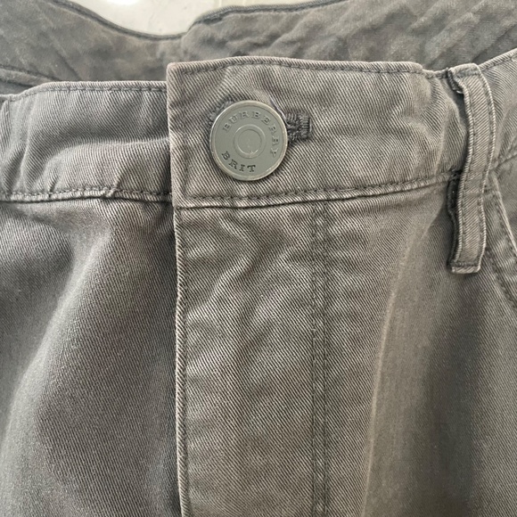BURBERRY {38R} Men's Cotton Pants / Jeans Styling Charcoal Gray Straight Leg - Picture 3 of 8
